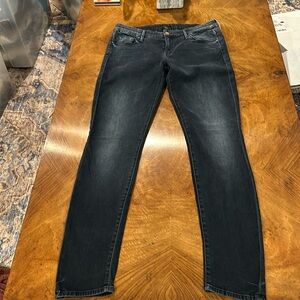 MOTHER Women's Straight Leg Jeans - Dark Gray